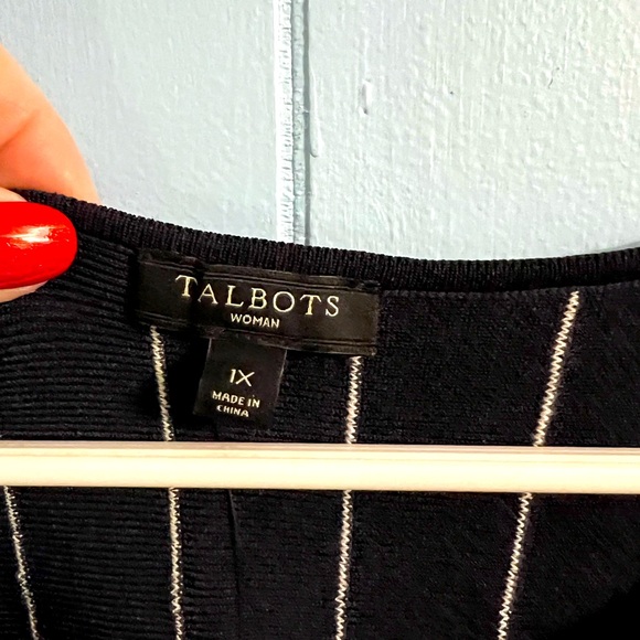 Talbots 1x knit tunic top - Picture 2 of 9